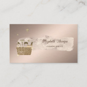 Carte De Visite Nettoyage des Parties scintillant de peinture prof