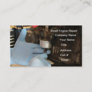 Carte De Visite Nettoyage du carburateur Réparation Tondeuse à gaz