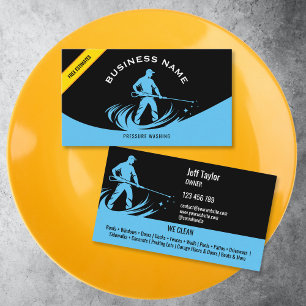 Carte De Visite Nettoyage Haute Pression Professionnel Moderne Toi