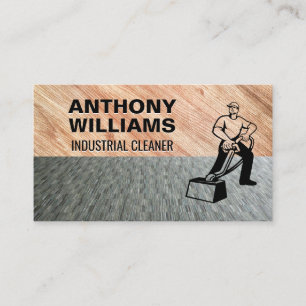 Carte De Visite Nettoyage industriel   Moquette et parquet