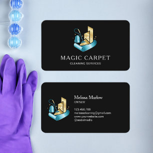 Carte De Visite Nettoyage professionnel des tapis et nettoyage des