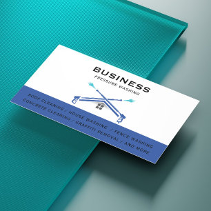 Carte De Visite Nettoyage professionnel du lavage de pression