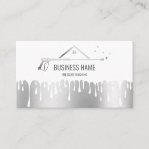 Carte De Visite Nettoyage professionnel sous pression Nettoyage ha
