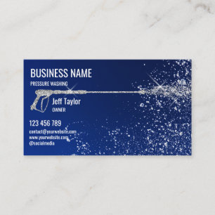 Carte De Visite Nettoyage professionnel sous pression Nettoyage so