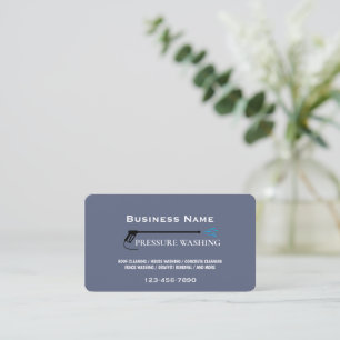 Carte De Visite Nettoyeur haute pression personnalisé lavage à hau