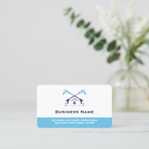 Carte De Visite Nettoyeur haute pression personnalisé lavage à hau