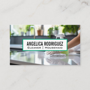 Carte De Visite Nettoyeur laver le comptoir de cuisine