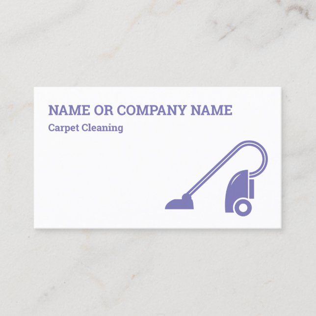 Carte De Visite Nettoyeur professionnel de tapis (Devant)