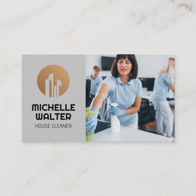 Carte De Visite Nettoyeurs de bureau (Devant)