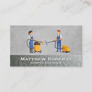 Carte De Visite Nettoyeurs de tapis industriels