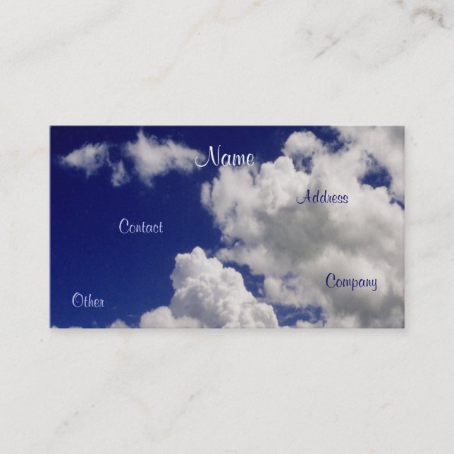 Carte De Visite Nettoyez Filtiration air-air I (Devant)