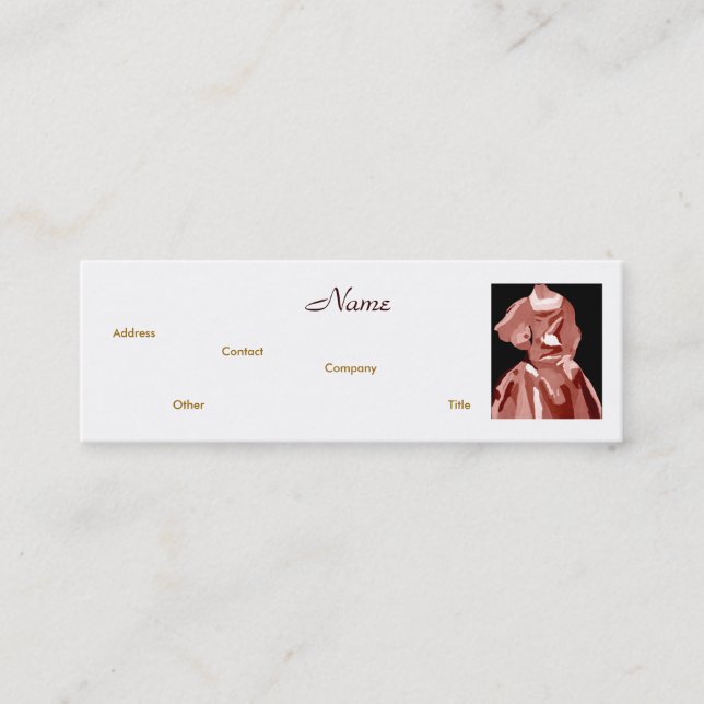Carte de visite Neutral III (Devant)