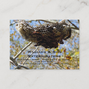 Carte De Visite Nid de guêpe ! Yikes !