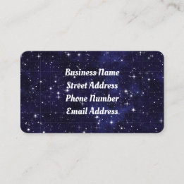 Carte de visite Night Sky