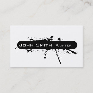 Carte De Visite No. moderne 1 de conception graphique de peinture