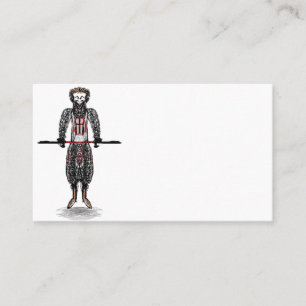 Carte De Visite No Religion Anonymous Joker Chevalier