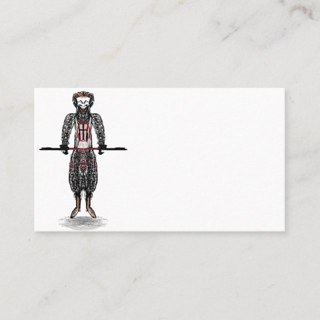 Carte De Visite No Religion Anonymous Joker Chevalier (Devant)