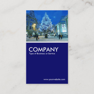 Carte De Visite Noël - Deep Navy