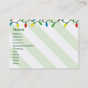Carte De Visite Noël - potelé