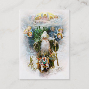 Carte De Visite Noël vintage de père
