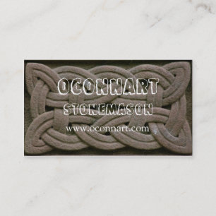 Carte De Visite Noeud sculpté celtique