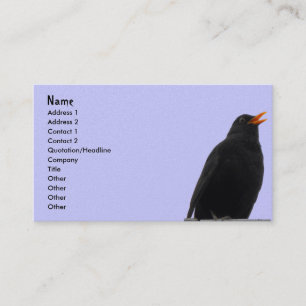 Carte De Visite Noir