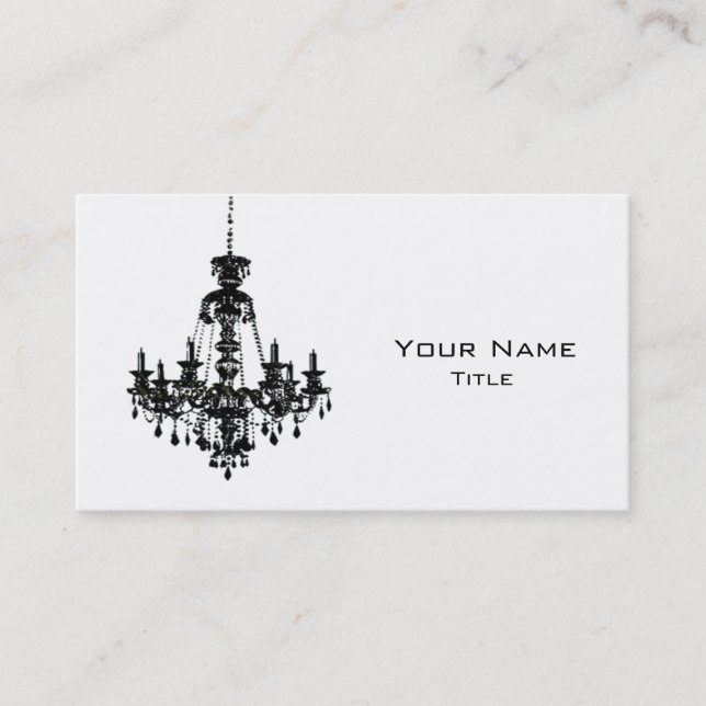 Carte de visite noir 1 de lustre (Devant)