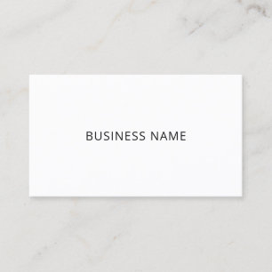 Carte De Visite Noir blanc moderne minimaliste simple professionne