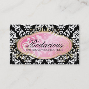 Carte De Visite Noir Bodacious de la boutique 311