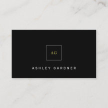 Noir Classé Simple Moderne Minimaliste