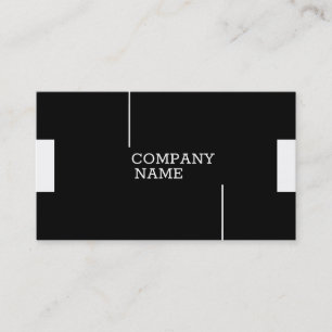 Carte De Visite Noir Et Blanc