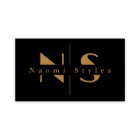 Noir/Or minimaliste QR Code photo professionnelle