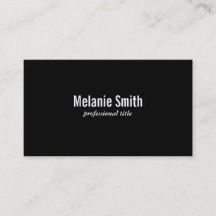 Carte De Visite Noir / Or Shimmer