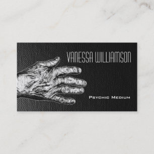 Carte de visite noir professionnel de milieu