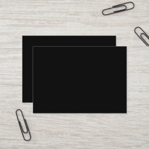 Carte de visite noir puissant