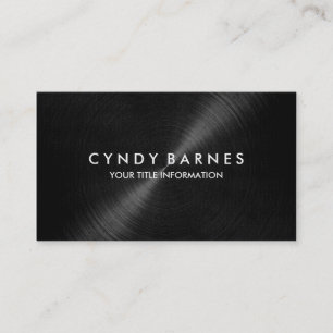 Carte de visite noir Sheen