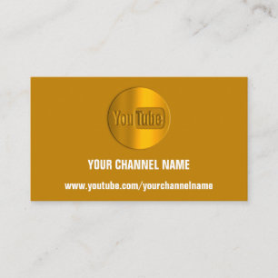 CARTE DE VISITE NOM DU CANAL VOUS TUBER LOGO QR CODE VERT BU BLANC