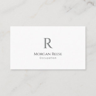 Carte De Visite Nom, Monogramme instantané, Créer votre code QR