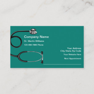 Carte De Visite Nomination à un bureau Médicale