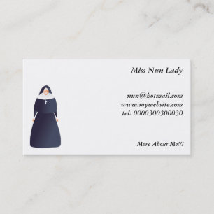 Carte De Visite Nonne