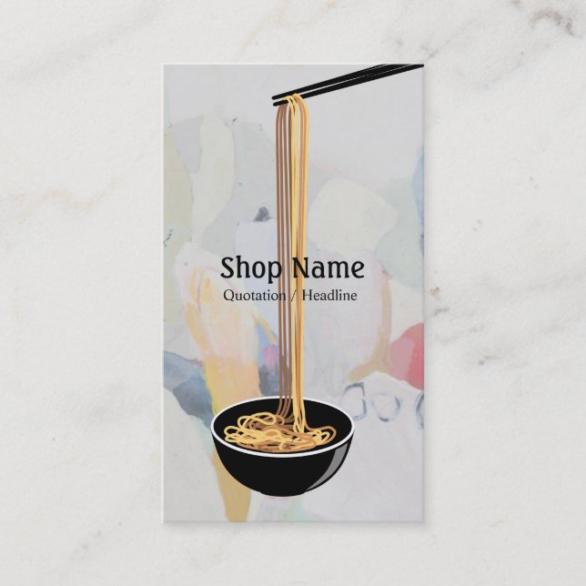 Carte De Visite Noodle Shop (Devant)
