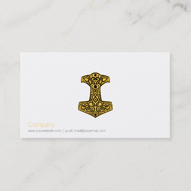 Carte de visite Norse Hammer (Devant)