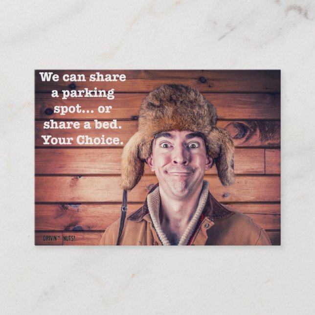 Carte De Visite Note de stationnement incorrecte (Devant)