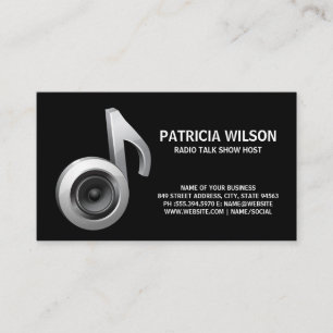 Carte De Visite Note musicale   Caisson