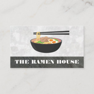 Carte De Visite Nouilles Ramen   Chopstick