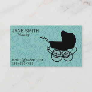 Carte De Visite Nounou / Au paire / baby-sitter freelance