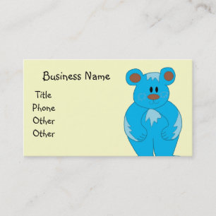 Carte de visite nounours