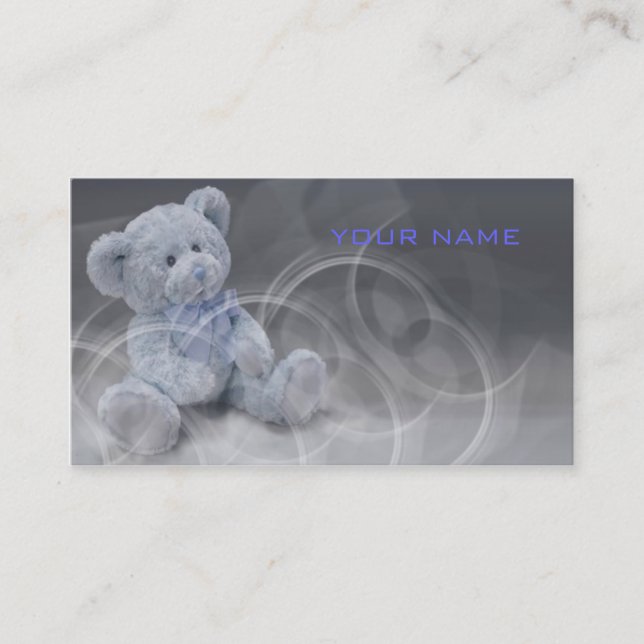 CARTE DE VISITE NOUNOURS MIGNON (Devant)