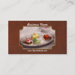 Carte De Visite Nourriture - bonbon - gâteau - les festins de la