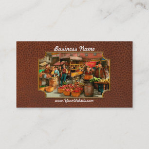 Carte De Visite Nourriture - légumes - marché 1908 d'Indianapolis